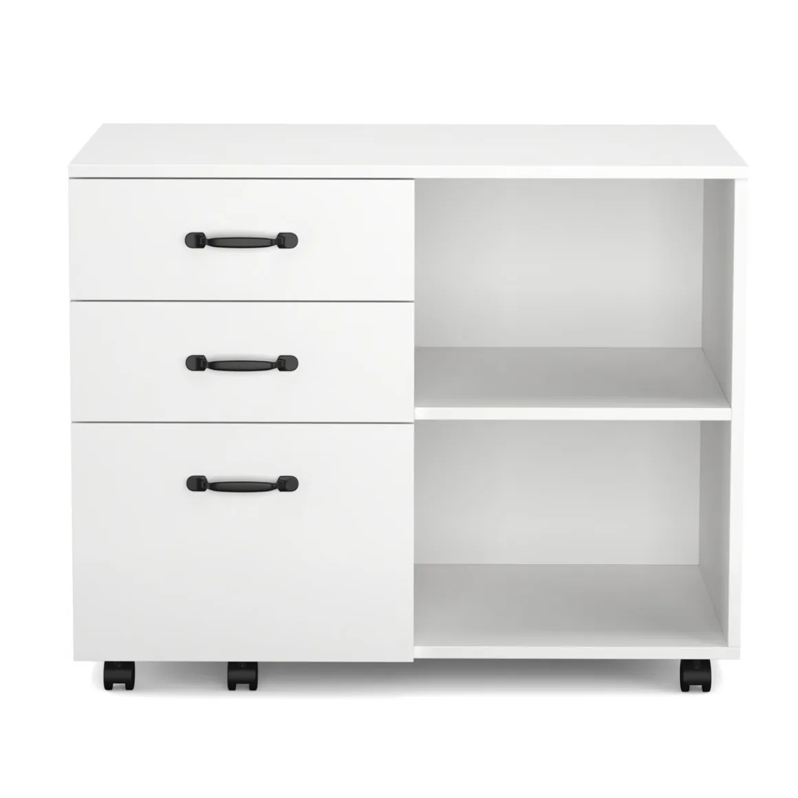Korpus Aktenschrank ORMEX mit 3 Schubladen und 2 Fächern weiss