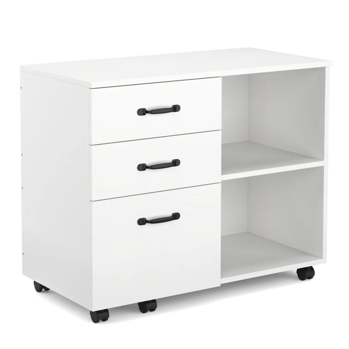 Korpus Aktenschrank ORMEX mit 3 Schubladen und 2 Fächern weiss