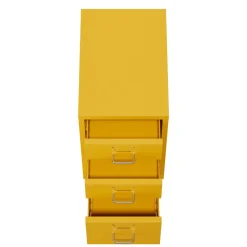 Korpus CUBIX 3 Schubladen gelb