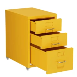 Korpus CUBIX 3 Schubladen gelb