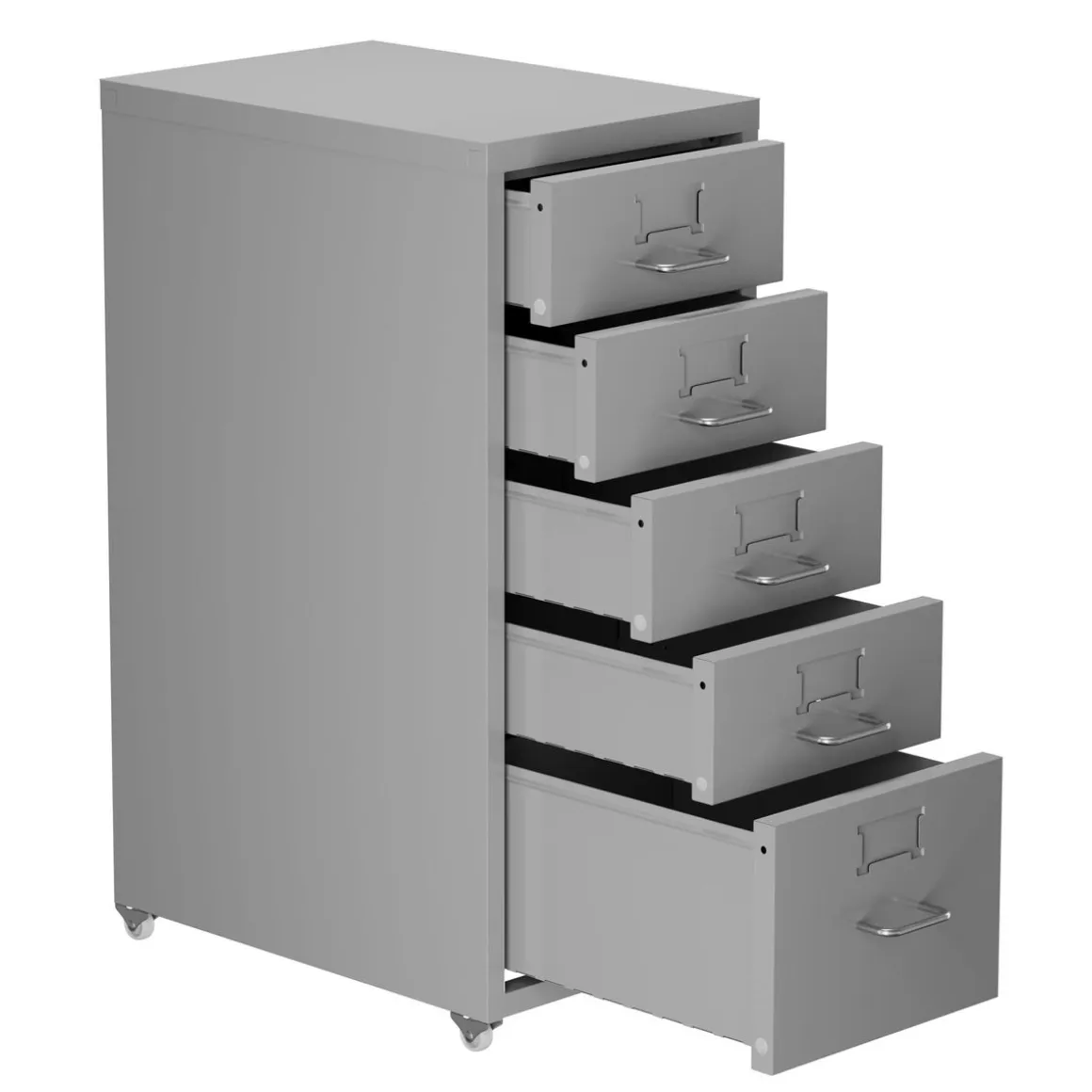 Korpus CUBIX 5 Schubladen grau