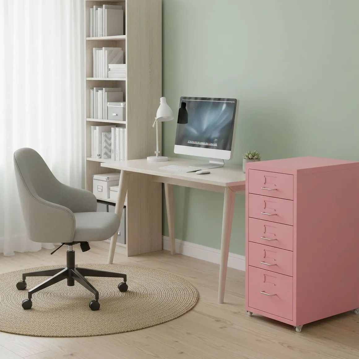 Korpus CUBIX 5 Schubladen rosa