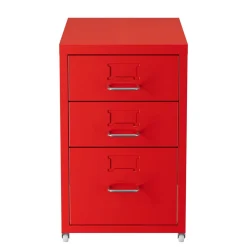Korpus CUBIX 3 Schubladen rot
