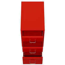Korpus CUBIX 3 Schubladen rot