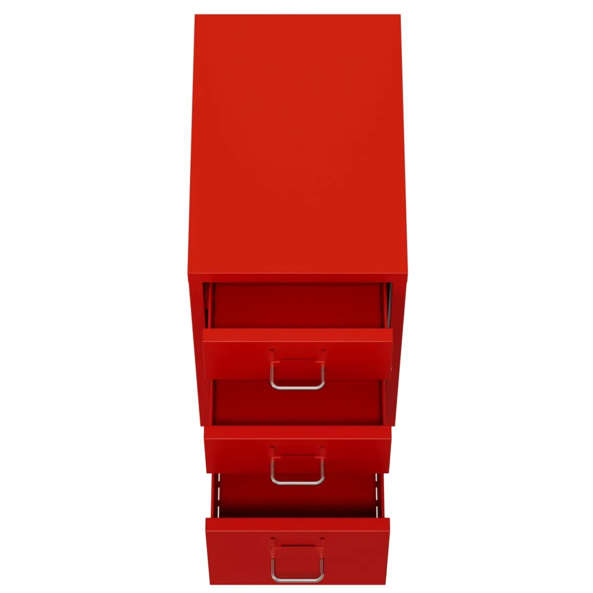 Korpus CUBIX 3 Schubladen rot