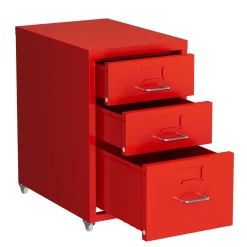 Korpus CUBIX 3 Schubladen rot
