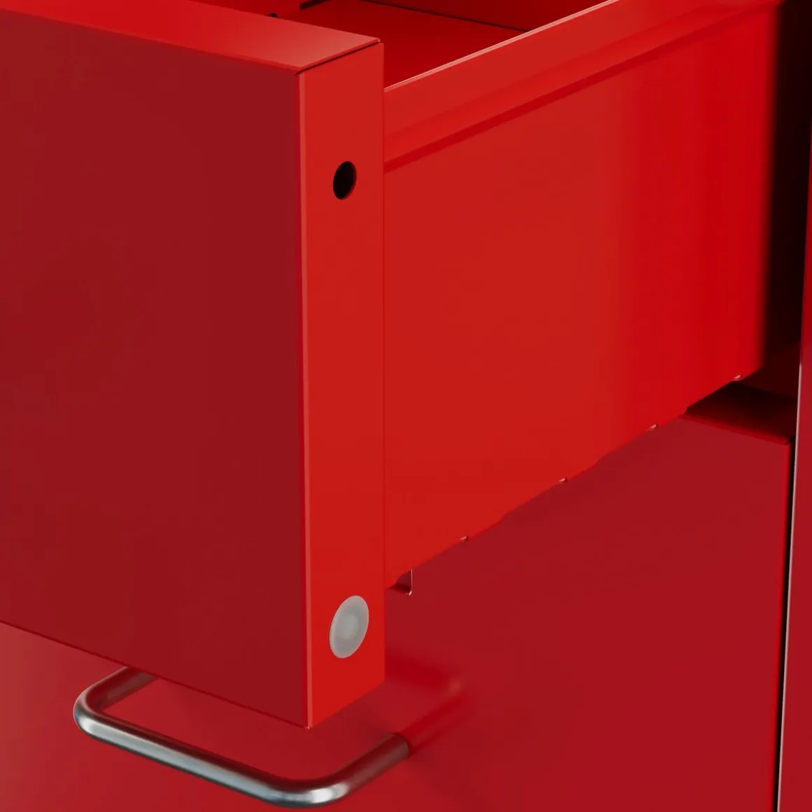Korpus CUBIX 3 Schubladen rot