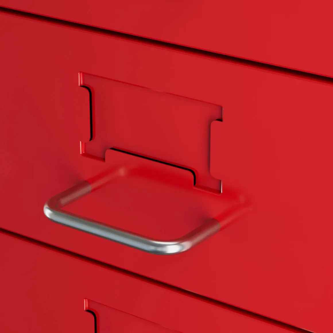 Korpus CUBIX 3 Schubladen rot