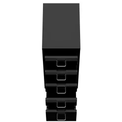 Korpus CUBIX 5 Schubladen schwarz