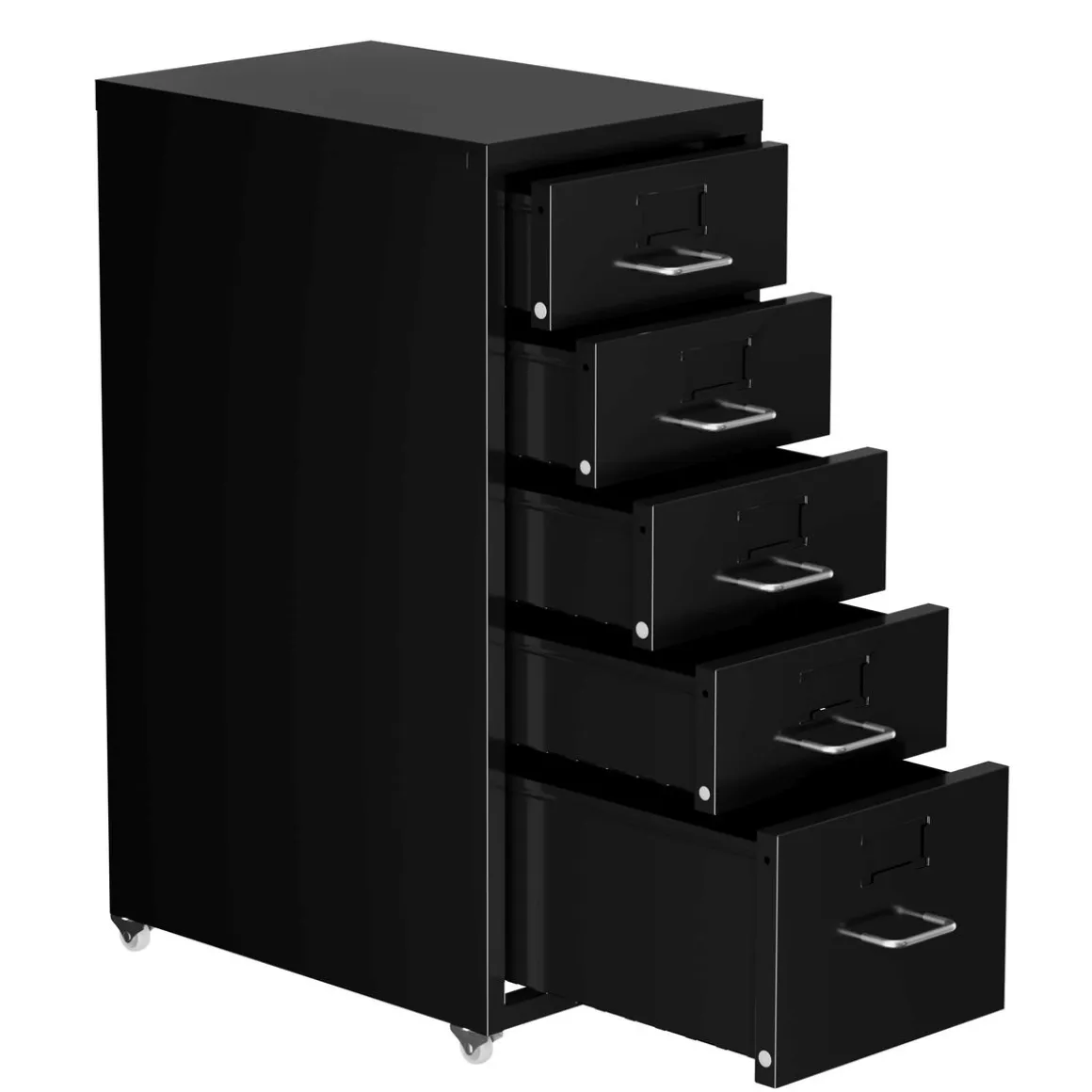 Korpus CUBIX 5 Schubladen schwarz