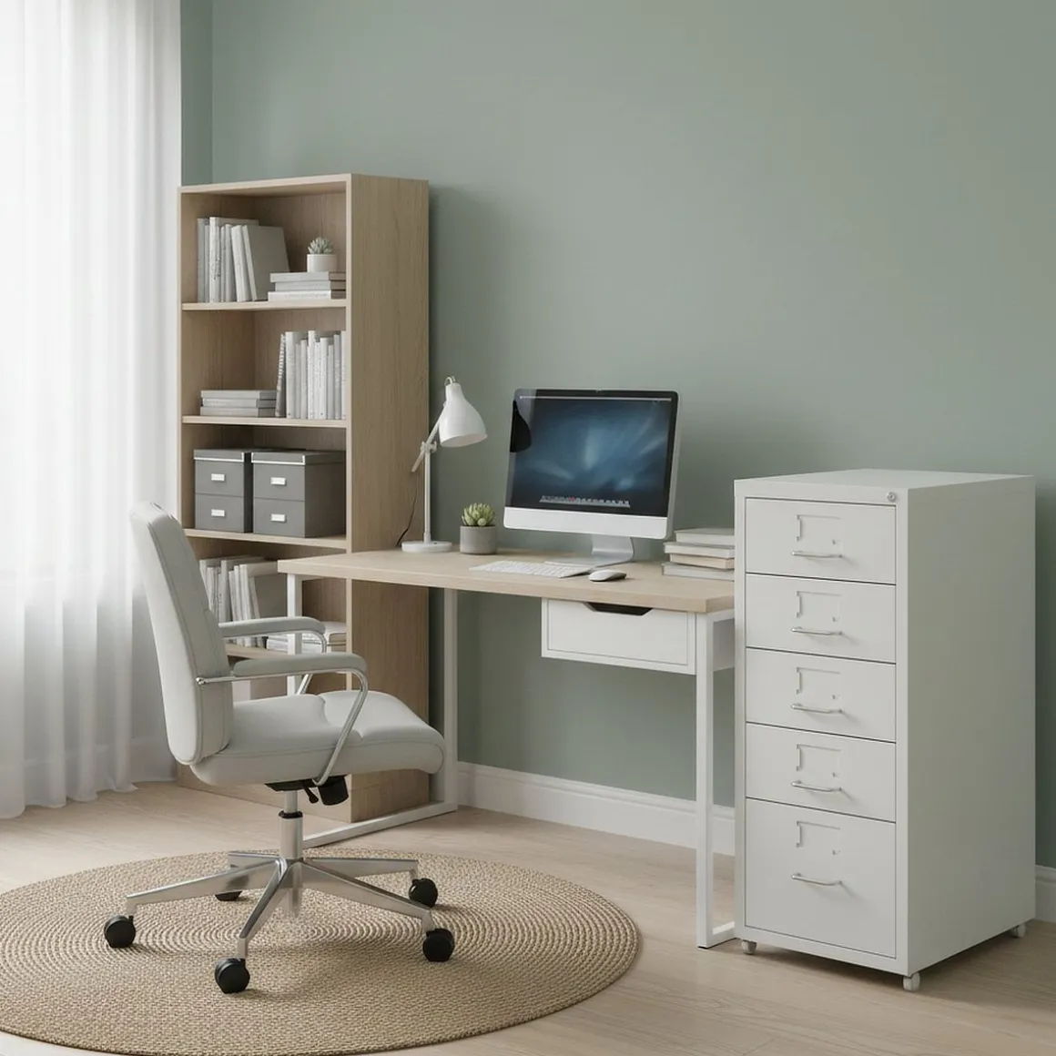 Korpus CUBIX 5 Schubladen weiss