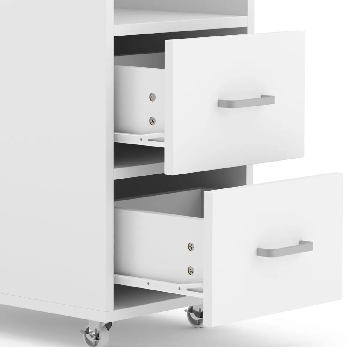 Korpus MODULO 30 x 60 x 65 cm 2 Schubladen weiss