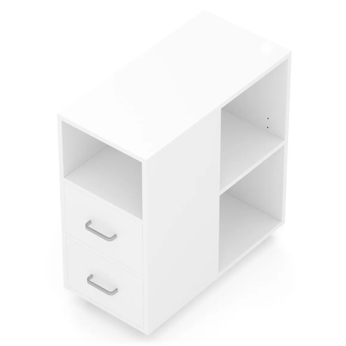 Korpus MODULO 30 x 60 x 65 cm 2 Schubladen weiss