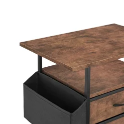 Korpus Vintage BONITA 58 x 65 x 38 cm 2 Stoffschubladen