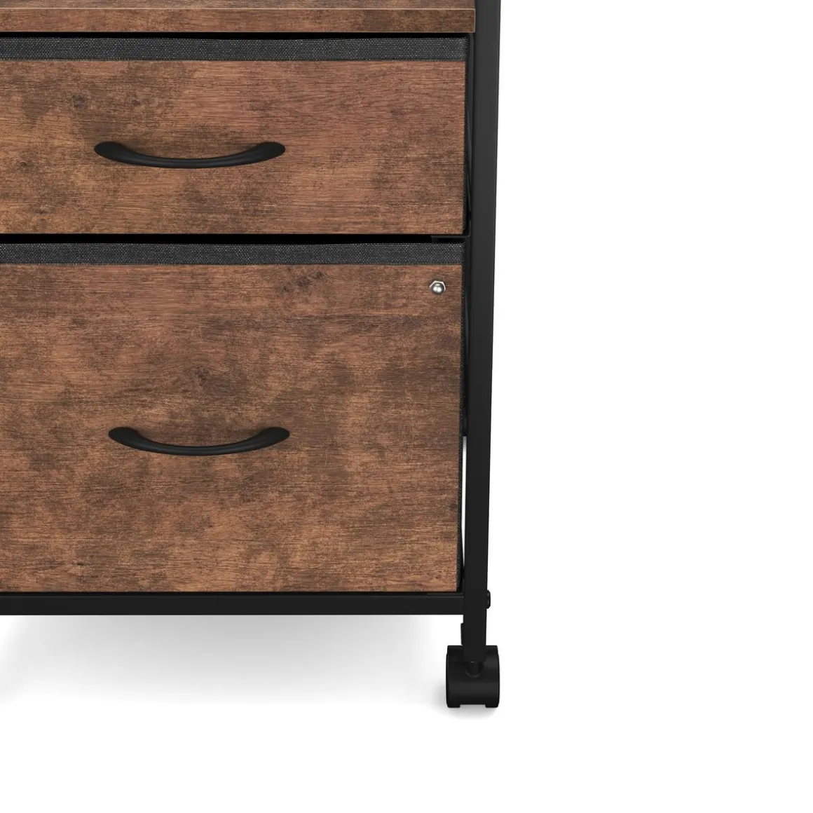 Korpus Vintage BONITA 40 x 68 x 40 cm 2 Stoffschubladen