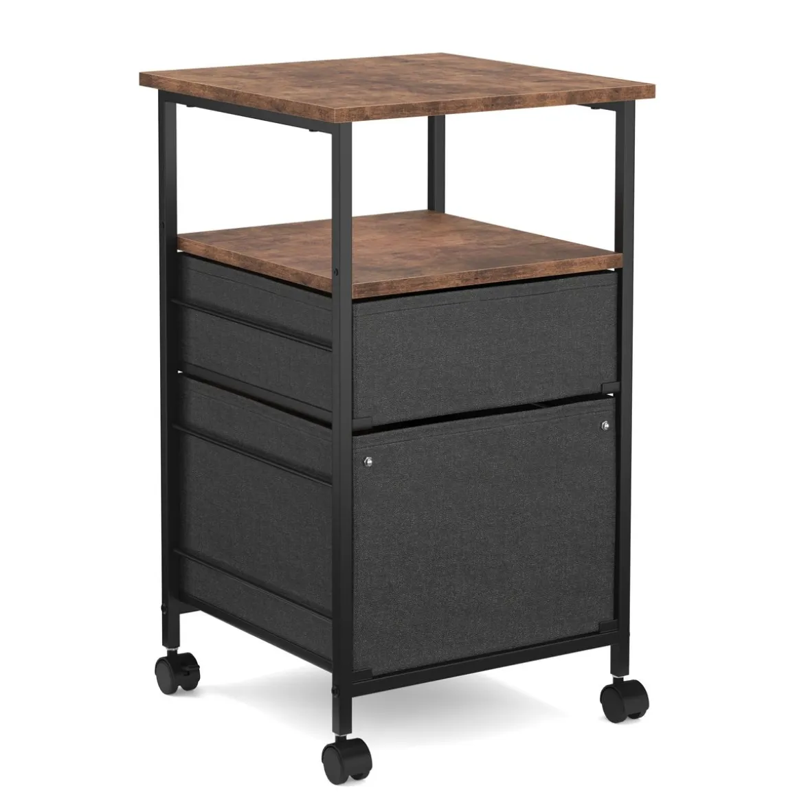 Korpus Vintage BONITA 40 x 68 x 40 cm 2 Stoffschubladen