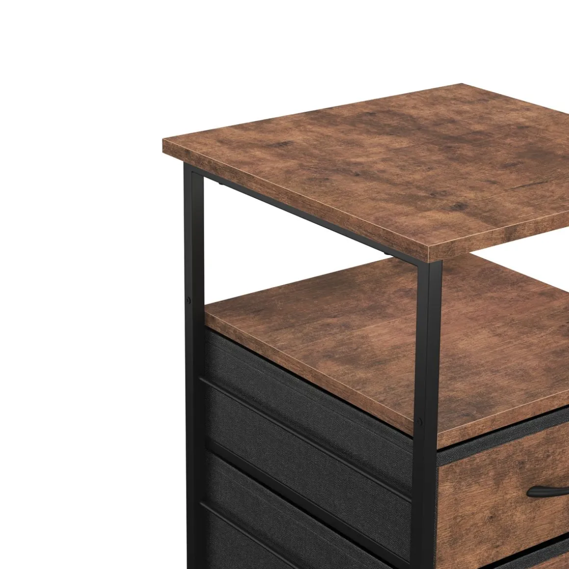 Korpus Vintage BONITA 40 x 68 x 40 cm 2 Stoffschubladen