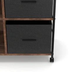 Korpus Vintage BONITA 74 x 69 x 38 cm 2 Stoffschubladen