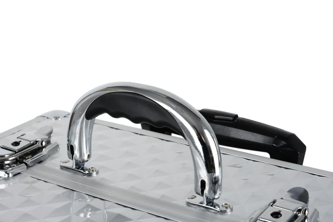 Kosmetikkoffer Trolley BEAUTY silber