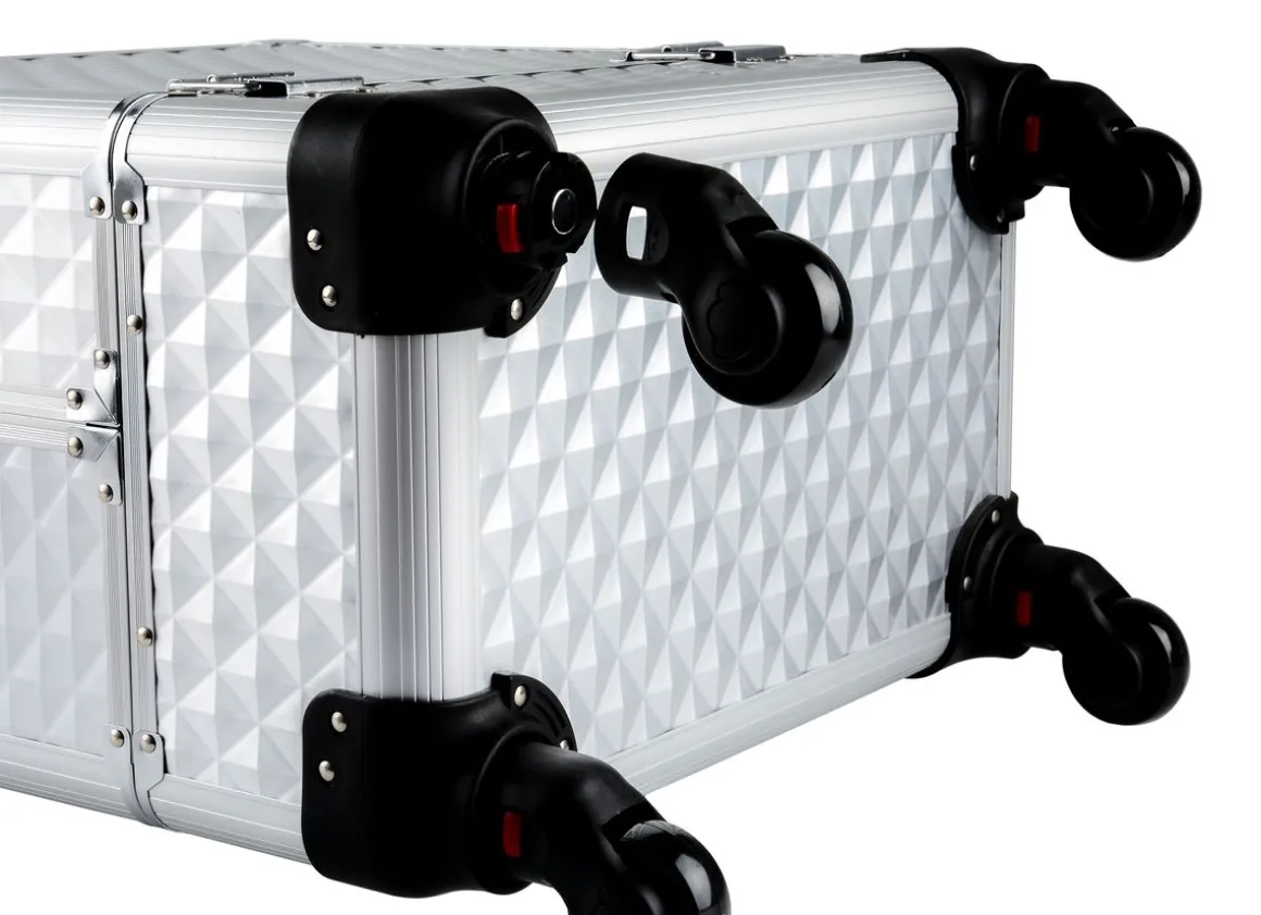 Kosmetikkoffer Trolley BEAUTY silber
