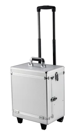 Kosmetikkoffer Trolley GLAMOUR silber