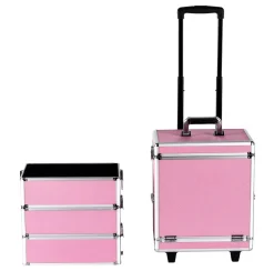 Kosmetikkoffer Trolley GLAMOUR pink