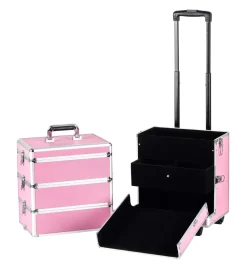 Kosmetikkoffer Trolley GLAMOUR pink