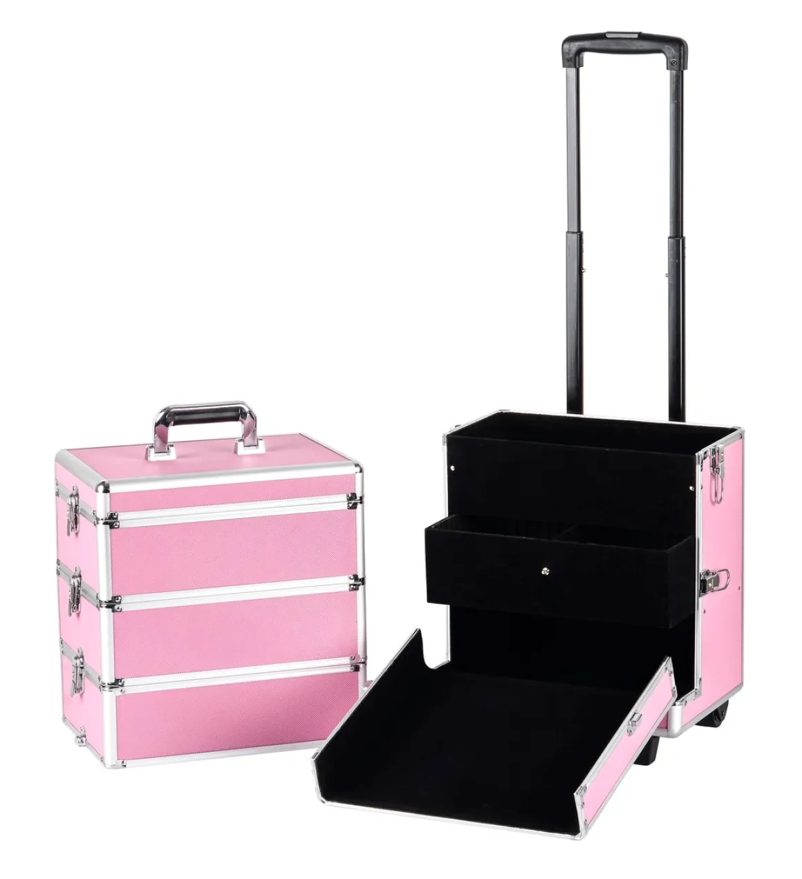 Kosmetikkoffer Trolley GLAMOUR pink