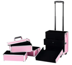 Kosmetikkoffer Trolley GLAMOUR pink