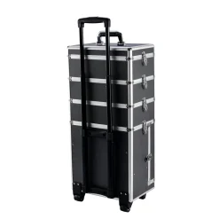 Kosmetikkoffer Trolley GLAMOUR schwarz