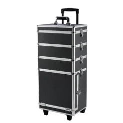 Kosmetikkoffer Trolley GLAMOUR schwarz