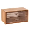 Kosmetik Organizer Bambus mit Schubladen