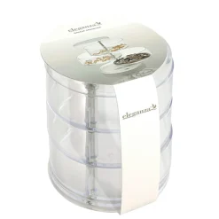 Kosmetik Organzier rund 3-stöckig