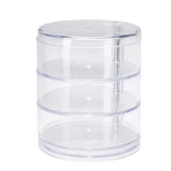 Kosmetik Organzier rund 3-stöckig