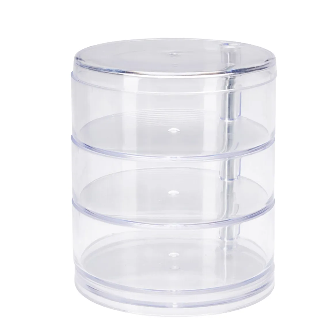 Kosmetik Organzier rund 3-stöckig