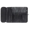 Kosmetiktasche faltbar 22 x 12 cm schwarz