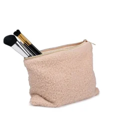 Kosmetiktasche 23 x 19 cm beige