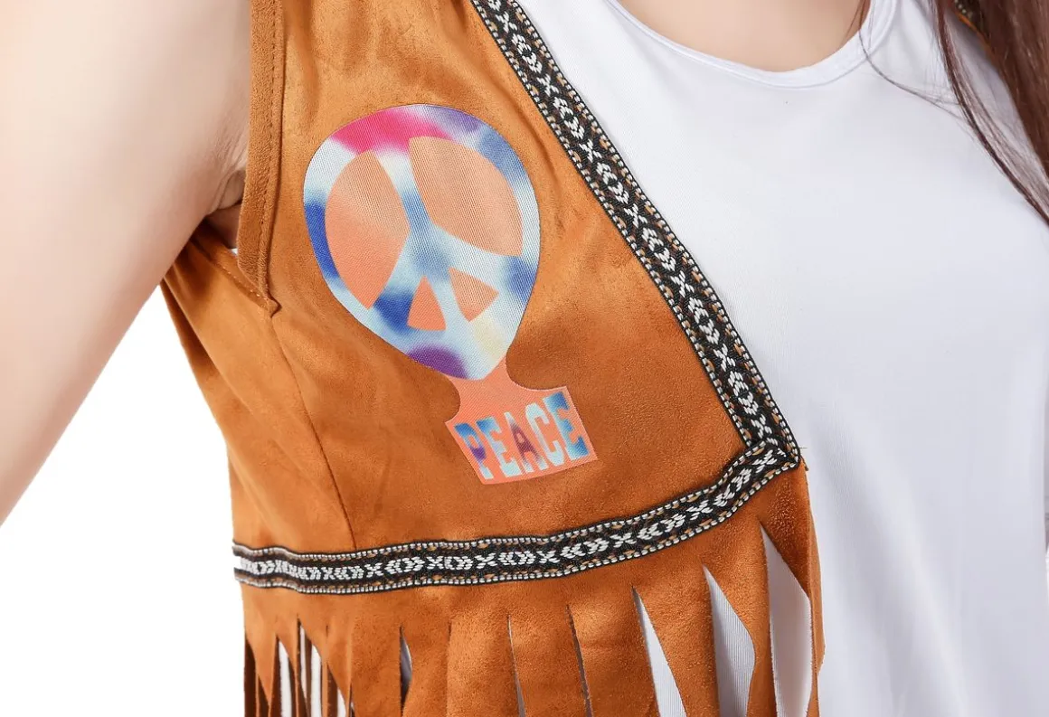Kostüm Hippie Lady Grösse M