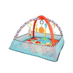 Krabbeldecke mit Spielbogen und Bällen