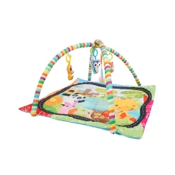 Krabbeldecke mit Spielbogen Tiere bunt