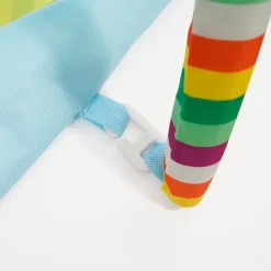 Krabbeldecke mit Spielbogen Tiere blau/grün