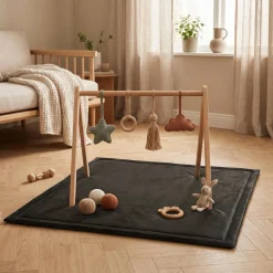 Krabbeldecke 150 x 150 cm anthrazit