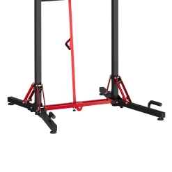 Kraftstation Power Tower klappbar 223 cm schwarz/rot