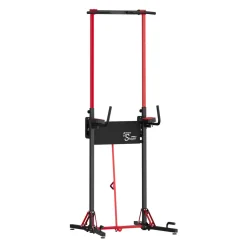 Kraftstation Power Tower klappbar 223 cm schwarz/rot