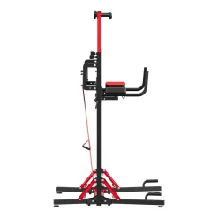 Kraftstation Power Tower klappbar 223 cm schwarz/rot