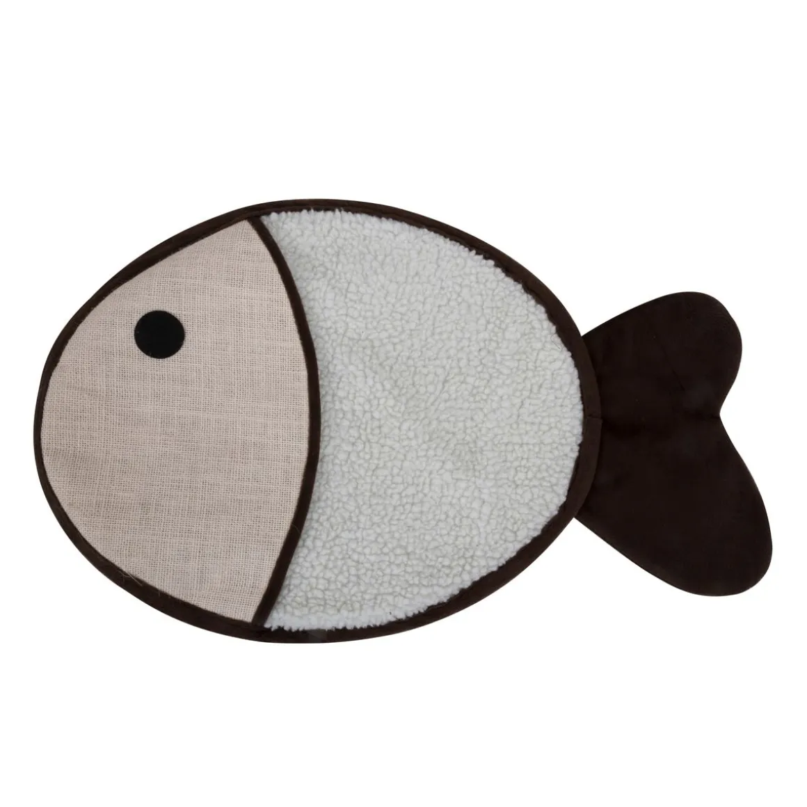 Kratzteppich für Katzen Fischform