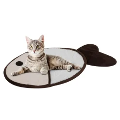 Kratzteppich für Katzen Fischform