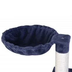 Körbchen für Katzenbaum 2er Set blau 40 cm