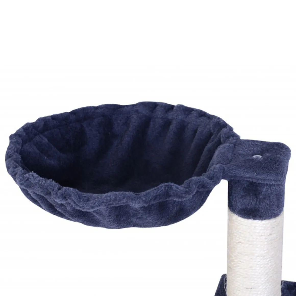 Körbchen für Katzenbaum 2er Set blau 40 cm