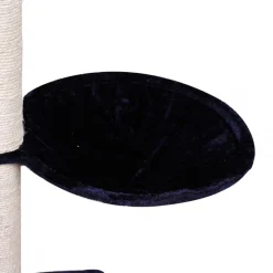 Körbchen für Katzenbaum 2er Set schwarz 40 cm